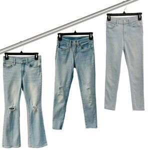 Girls Jeans Lot Size 10 — Old Navy Flare + Rockstar Jeggings (3)